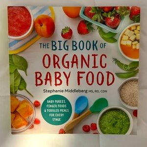 Homemade organic baby food book